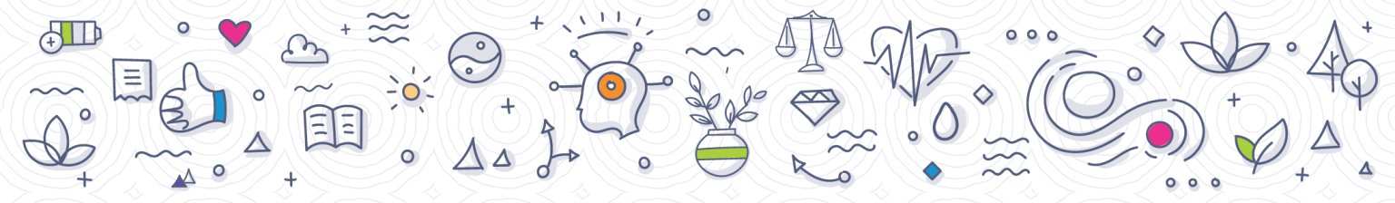 icons representing mindfulness